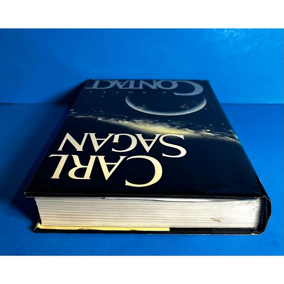 Contact by Carl Sagan First Edition Hardcover 1985 Simon & Schuster Sci-Fi - Picture 4 of 8